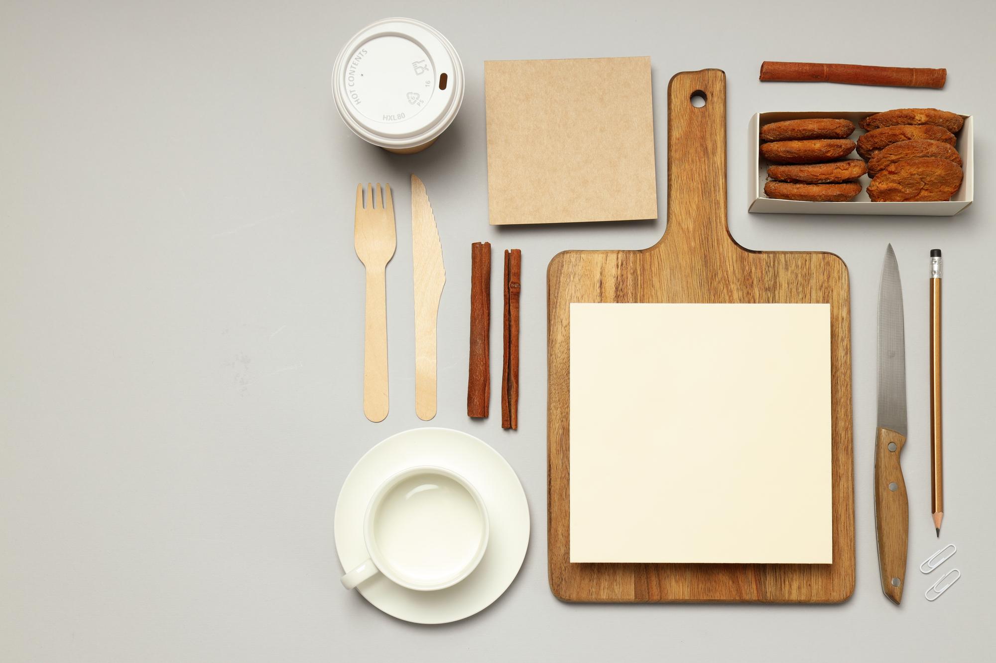 flat lay of monthly kit contents
